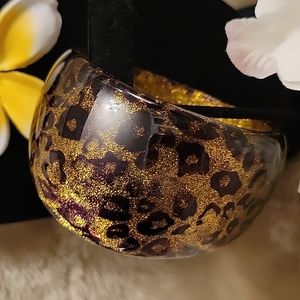 Bracelet Plastic Gold and Black